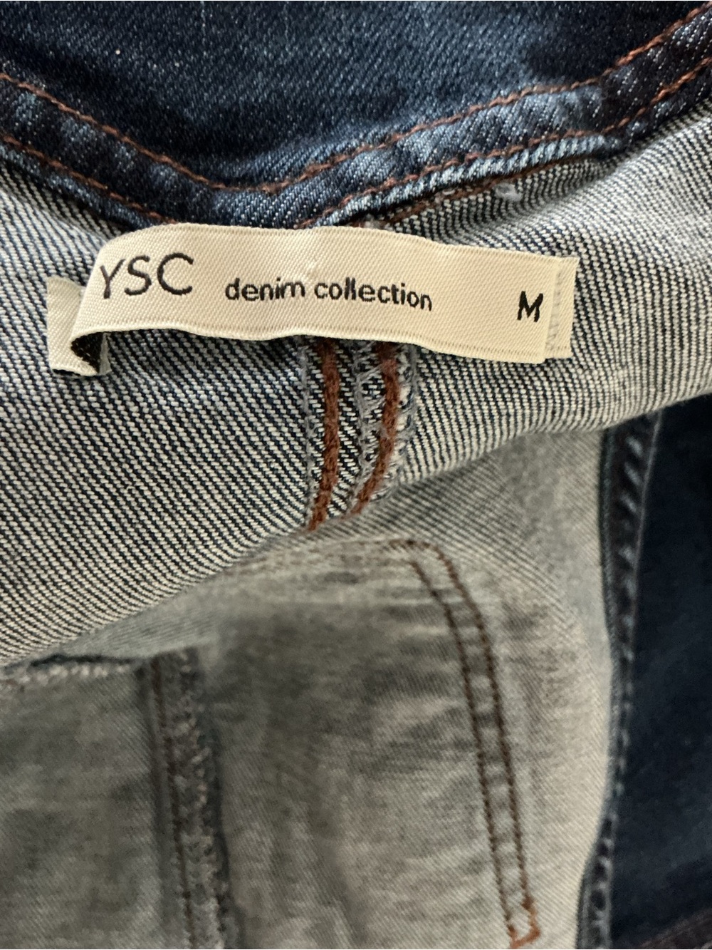YSC denim collection dark wash overalls medium - Picture 12 of 12